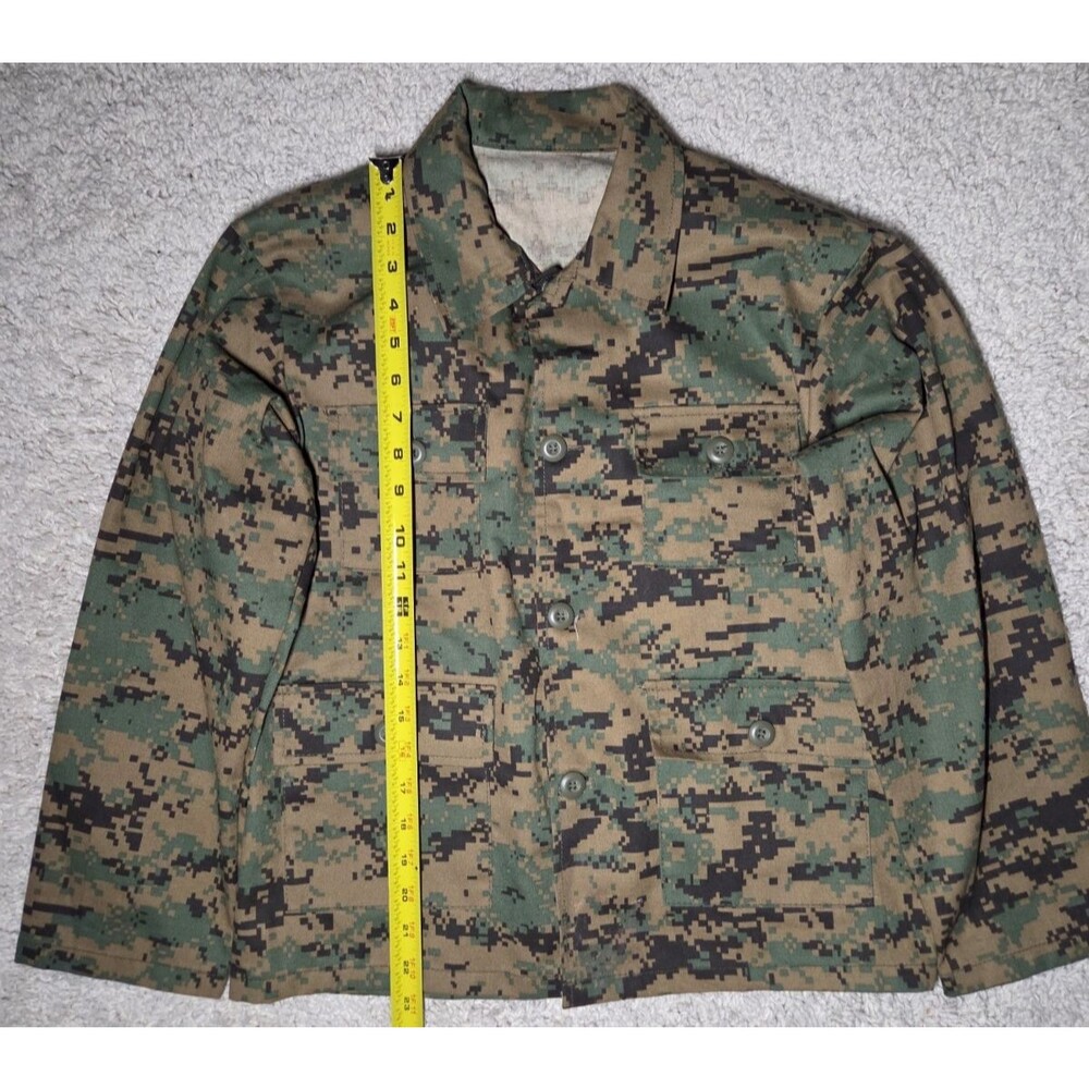 Rothco Digital Camo BDU Shirt Kids Woodland Military Button Front